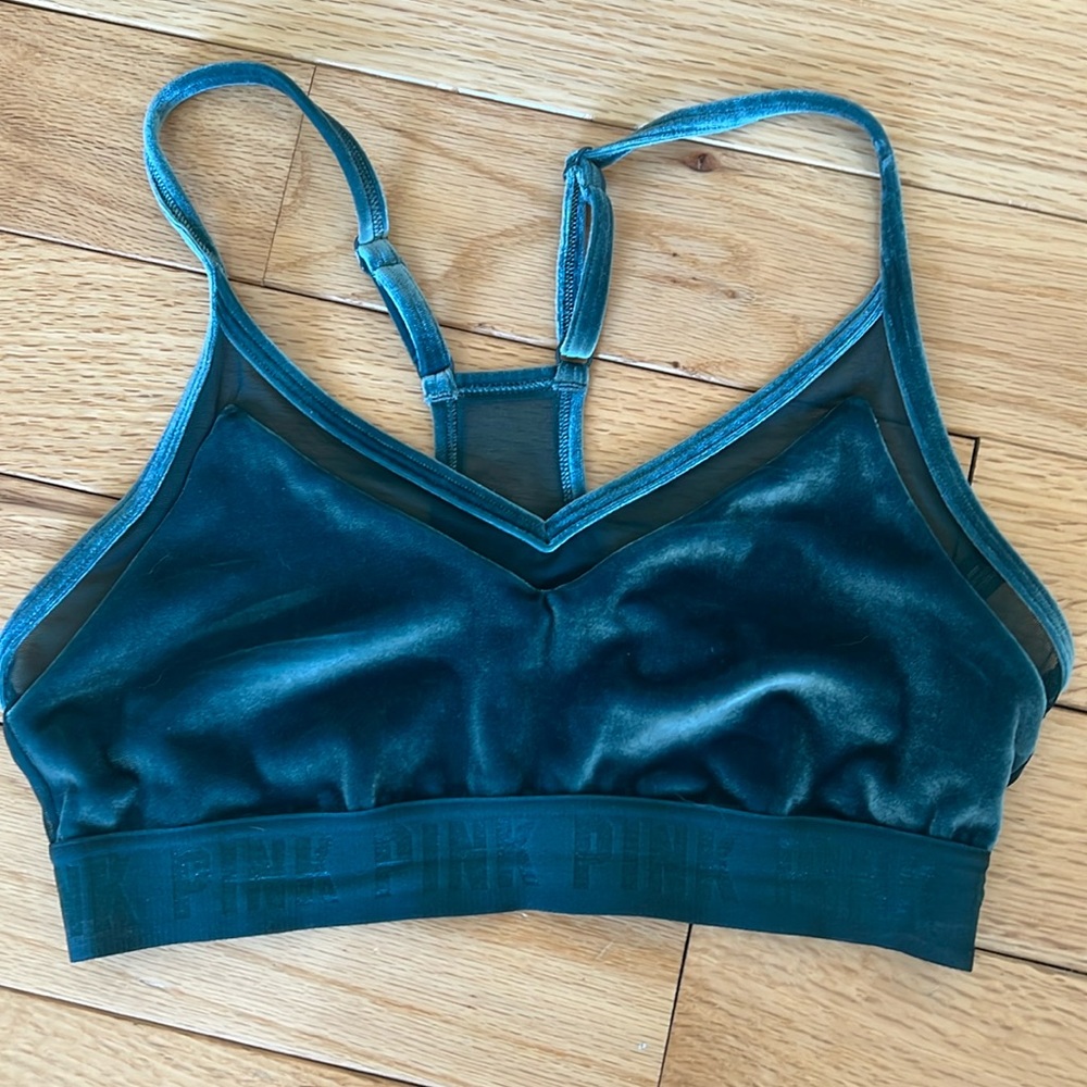 Victoria’s Secret velvet sports bra